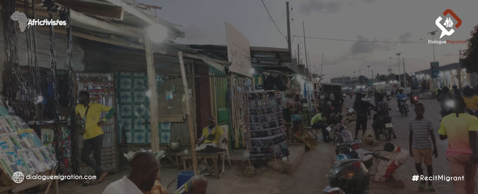 Carrefour Tankpè, the economic hub of the Nigerien community in Benin