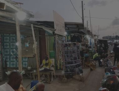 Carrefour Tankpè, the economic hub of the Nigerien community in Benin