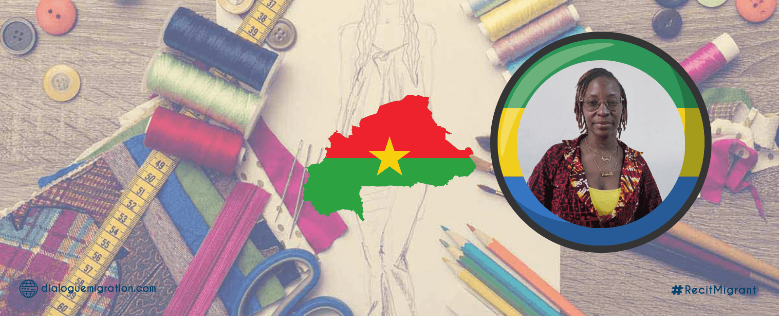 Gabonese woman dreams of conquering the world with African fashion!