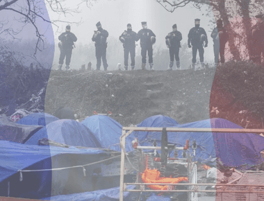 Calais associations protest evacuation of migrant camp 