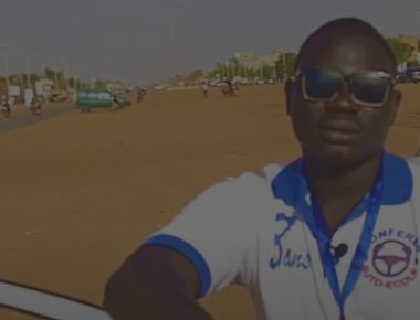 Mamoudou Hama Zakou driving instructor, “My ambition is to train many young people like me”.